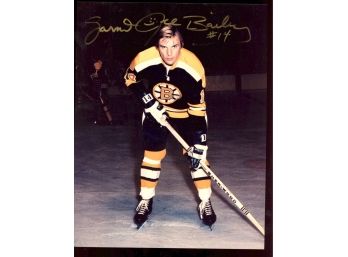 Ace Bailey Autographed 8x10 Photo Boston Bruins 1968-1972