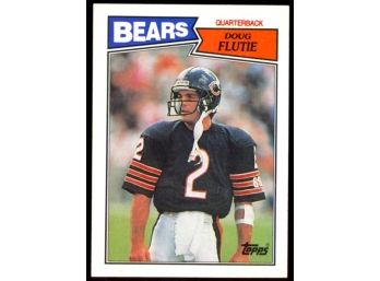 1987 Topps Football Doug Flutie #45 Chicago Bears Vintage