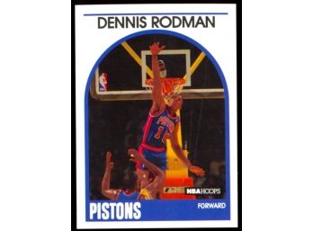 1989 NBA Hoops Basketball Dennis Rodman #211 Detroit Pistons HOF