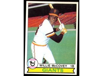 1979 Topps Baseball Willie McCovey #215 San Francisco Giants Vintage HOF