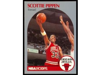 1990 NBA Hoops Basketball Scottie Pippen #69 Chicago Bulls HOF