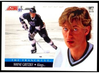 1991 Score Hockey Wayne Gretzky 'the Franchise' #422 Los Angeles Kings HOF GOAT