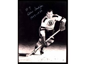 Eddie Sandford Autographed 8x10 Photo Boston Bruins