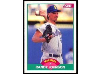 1989 Score Traded Baseball Randy Johnson Rookie Card #77T Seattle Mariners RC HOF