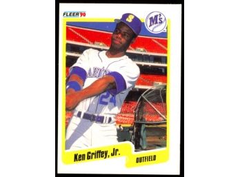 1990 Fleer Baseball Ken Griffey Jr #513 Seattle Mariners HOF