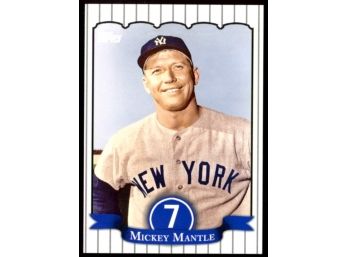 2007 Topps Update Baseball Mickey Mantle #MMLB-10 New York Yankees HOF