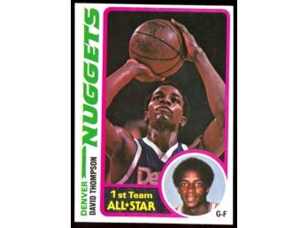 1978 Topps Basketball David Thompson 1st Team All-star #100 Denver Nuggets Vintage HOF