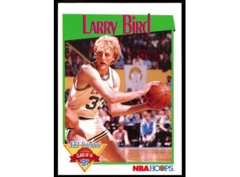 1991 NBA Hoops Larry Bird NBA Yearbook #319 Boston Celtics HOF