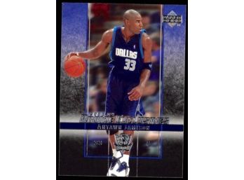 2003 Upper Deck Rookie Exclusives Basketball Antawn Jamison Rookie Card #45 Dallas Mavericks RC