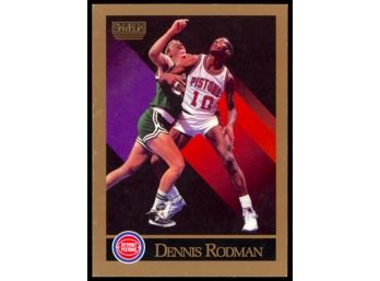 1990 Skybox Basketball Dennis Rodman #91 Detroit Pistons HOF