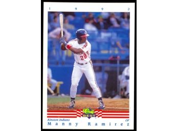 1992 Classic Best Baseball Manny Ramirez Rookie Card #155 Cleveland Indians RC