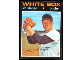 1971 Topps Baseball Lee Stange #311 Chicago White Sox Vintage