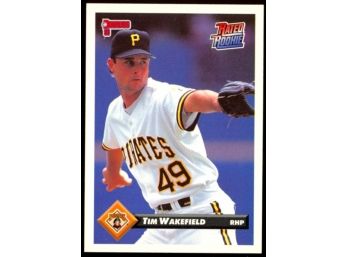 1993 Donruss Baseball Tim Wakefield Rated Rookie #61 Pittsburgh Pirates RC