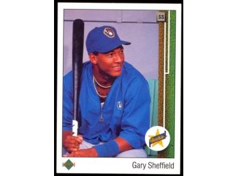 1989 Upper Deck Baseball Gary Sheffield Star Rookie #13 Milwaukee Brewers RC HOF