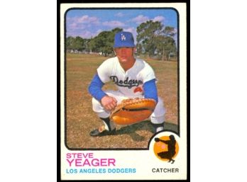 1973 Topps Baseball Steve Yeager Rookie Card #59 Los Angeles Dodgers RC Vintage