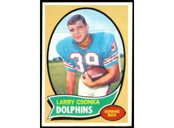 1970 Topps Football Larry Csonka #162 Miami Dolphins Vintage HOF