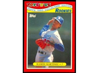 1990 Topps Toys R Us Baseball Ramon Martinez Rookie Card #19 Los Angeles Dodgers RC