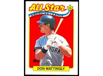 1989 Topps Baseball Don Mattingly All-star #397 New York Yankees HOF