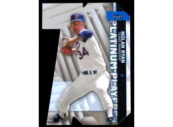 2021 Topps Baseball Nolan Ryan Platinum Players Die Cut #PDC-7 Texas Rangers HOF