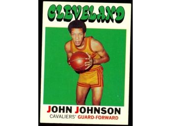 1971 Topps Basketball John Johnson #4 Cleveland Cavaliers Vintage