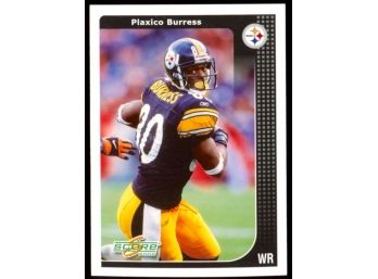 2002 Score Football Plaxico Burress #181 Pittsburgh Steelers