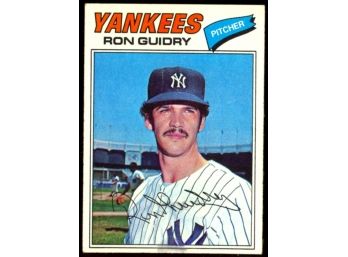 1977 Topps Baseball Ron Guidry #656 New York Yankees Vintage