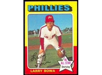 1975 Topps Baseball Larry Bowa NL All-star #420 Philadelphia Phillies Vintage