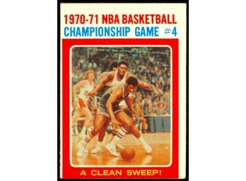 1970-71 Topps Basketball NBA Championship Game #136 Vintage