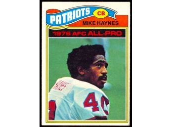 1977 Topps Football Mike Haynes 1976 AFC All-pro #50 New England Patriots Vintage