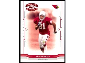 2005 Donruss Football Anquan Boldin Throwback Threads /150 #1 Arizona Cardinals