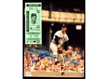 Gary Peters Autographed 8x10 Boston Red Sox With Authentication