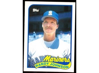 1989 Topps Traded Baseball Randy Johnson Rookie Card #57T Seattle Mariners RC HOF