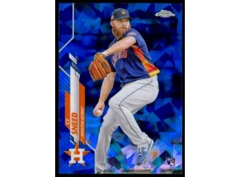 2020 Topps Chrome Sapphire Baseball Cy Sneed Rookie Card #u-224 Houston Astros RC