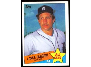 1985 Topps Baseball Lance Parrish All-star #708 Detroit Tigers Vintage