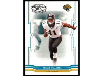 2005 Donruss Football Reggie Williams Throwback Threads #70 Jacksonville Jaguars