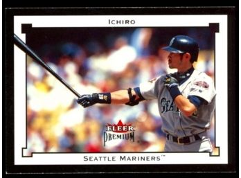 2002 Fleer Premium Baseball Ichiro Suzuki #71 Seattle Mariners HOF