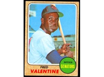 1968 Topps Baseball Fred Valentine #248 Washington Senators Vintage