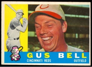 1960 Topps Baseball Gus Bell #235 Cincinnati Reds Vintage