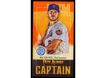 2021 Topps Gypsy Queen Baseball Pete Alonso Captain Mini #CM-PA New York Mets