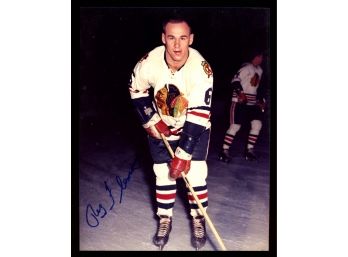 Reggie Fleming Autographed 8x10 Photo Chicago Blackhawks 1960-1964