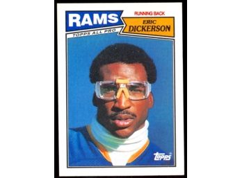 1987 Topps Football Eric Dickerson #146 Los Angeles Rams Vintage