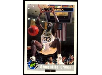 1992 Classic Basketball Shaquille O'Neal Rookie Card #1 Orlando Magic RC HOF