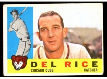 1960 TOPPS BASEBALL #248 DEL RICE