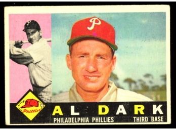 1960 TOPPS BASEBALL #472 Al Dark