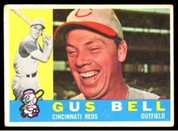 1960 TOPPS BASEBALL GUS BELL #235 CINCINNATI REDS