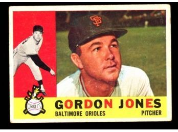 1960 TOPPS BASEBALL #98 GORDON JONES