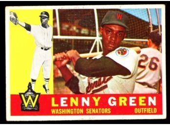 1960 TOPPS BASEBALL LENNY GREEN #99 WASHINGTON SENATORS