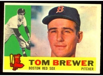 1960 TOPPS BASEBALL TOM BREWER #439 BOSTON RED SOX VINTAGE