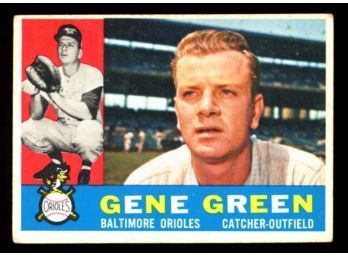 1960 TOPPS BASEBALL #269 GENE GREEN