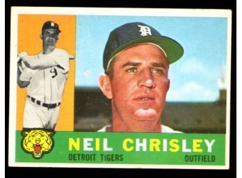 1960 TOPPS BASEBALL NEIL CHRISLEY #273 DETROIT TIGERS